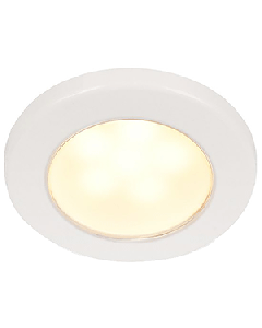 Hella Marine EuroLED 75 3" Round Screw Mount Down Light - Warm White LED - White Plastic Rim - 24V 958109111