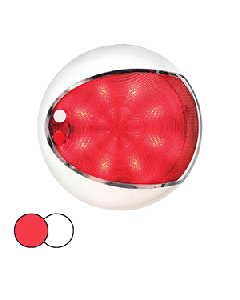Hella Marine EuroLED 130 Surface Mount Touch Lamp - Red/White LED - White Housing 959950121