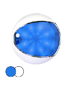 Hella Marine EuroLED 175 Surface Mount Touch Lamp - Blue/White LED - White Housing 959951121