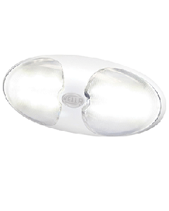 Hella Marine DuraLED 12 Interior/Exterior Lamp - White LED - White Housing 959700101