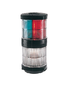 Hella Marine HELLA TRI-COLOR NAVIGATION LIGHT INCADESCENT BLACK WITH 002984601