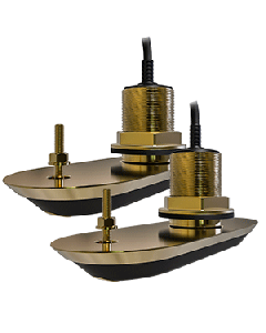 Raymarine RV-220 RealVision 3D™ Bronze Thru-Hull Transducer Pair Pack - 20° - 8M Cable & Y-Cable T70319