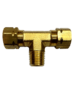 Uflex 1/4 NPT to 3/8 T-Fitting T-FITTING