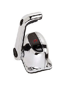 Uflex Single Lever Top Mount Control w/Neutral Lock & Trim Switch - Chrome B501CHT/L