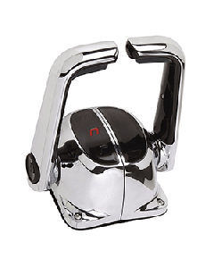 Uflex Twin Lever Top Mount Control w/Neutral Lock - No Trim Switch - Chrome B502CH/L
