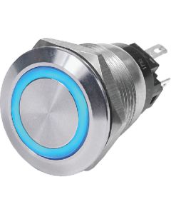 BLUE SEA SYSTEMS SWITCH PB SS 10A OFF-ON BLUE 4160