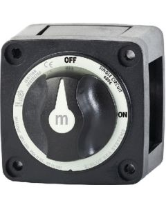 SWITCH M SER ON/OFF W/BLK KNOB BLU-6006200