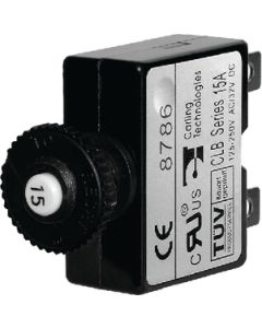 Blue Sea Systems Ckt Brkr Push Button 30A BLU 7059