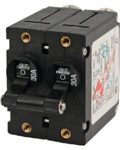 Blue Sea Systems Double Pole Breaker Blk BLU 7241