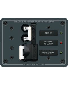 Blue Sea Systems Panel 120Vac 30A Source Selec BLU 8032