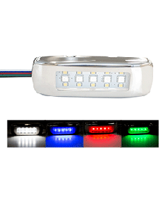 Innovative Lighting RGBW Tri-Lite w/Stainless Steel Bezel 055-43250-7