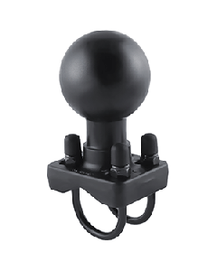 RAM Mount Double U-Bolt Base w/D Size 2.25" Ball for Rails from 0.75" to 1.25" in Diameter RAM-D-235U
