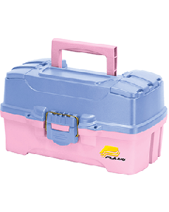 Plano Two-Tray Tackle Box w/Dual Top Access - Periwinkle/Pink 620292