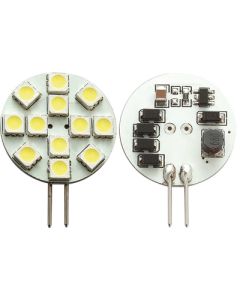 Green LongLife G4 Side Pin Cool White LED Bulb MMI 5050104