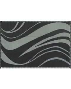 MING'S MARK PATIOMAT GRAP LED 8X11 BK-GREY GA8111WL