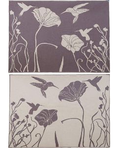 MING'S MARK HUMMING BIRD BRN-BG 8 X 11 FT HM8117