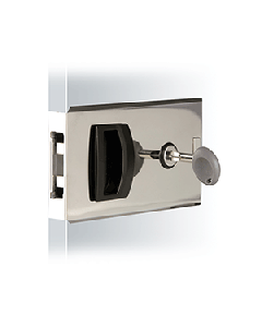 Southco Flush Sliding Door Latch - Square - Aluminum MF-01-110-60