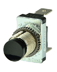 BEP Black SPST Momentary Contact Switch 1001402