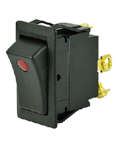 BEP SPST Rocker Switch - 1-LED - 12V - O 1001708