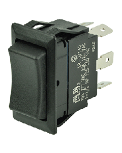 BEP ROCKER SWITCH 25A DPDT (ON)/OFF/(ON) 12V/24V 1001713