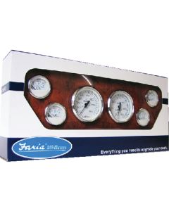 Faria Gauge Set 6 Chespeak Ss Wht Ib FAR KTF001