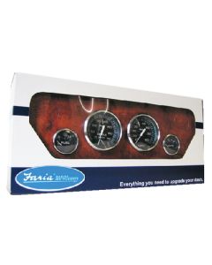 Faria Gauge Set 4 Chespeak Ss Blk Ob FAR KTF004