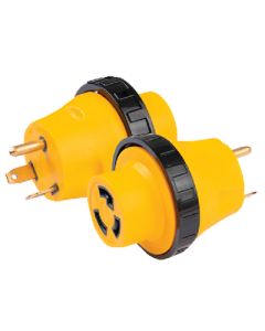 PARKPOWER BY MARINCO 30A MALE-30A TL FEMALE ADAPTER 3030RVTLA