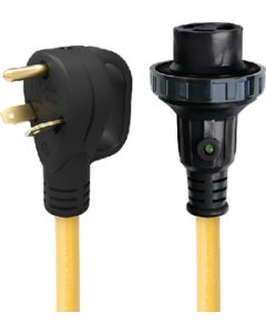 PARKPOWER BY MARINCO 30A DET POWER CORD W-HDL  30' 30ARVD30