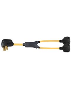 PARKPOWER BY MARINCO Y ADPT - 50A M TO (2) 30A F 503030YA