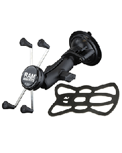RAM Mount Twist-Lock™ Suction Cup Mount w/Universal X-Grip® Large Phone/Phablet Cradle RAM-B-166-UN10U