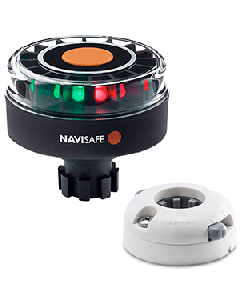 Navisafe Navilight Tricolor 2NM w/Navibolt Base & Horizontal Mount - White 342KIIT5