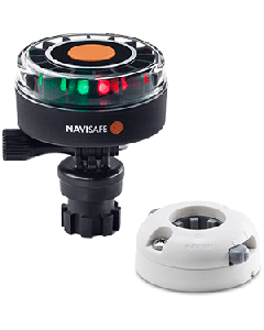Navisafe Navilight 2NM Tricolor w/Navimount Base & Horizontal Mount - White 340KIT5
