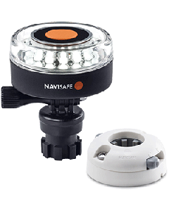 Navisafe Navilight 360&deg; 2NM White w/Navimount Base & Horizontal Mount - White 040KIT5