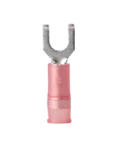 ANCOR 22-18 #8 NYLON FLANGED SPADE CONNECTORS 100 PACK 220302