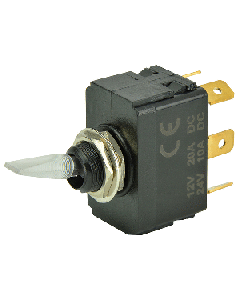 BEP SPDT LIGHTED TOGGLE SWITCH ON/OFF/ON 1001907