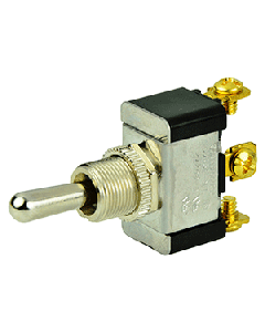 BEP SPDT Chrome Plated Toggle Switch - ( 1002004