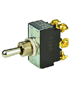 BEP DPDT Chrome Plated Toggle Switch - ( 1002012