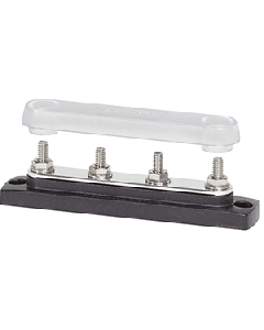 BLUE SEA 2307 BUSBAR 4 X 1/4 STUD WITH COVER 2307