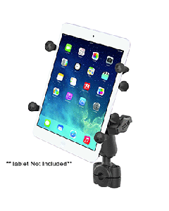 RAM Mount RAM® Torque™ 3/8" - 5/8" Diameter Mini Rail Base with 1" Ball, Medium Arm and X-Grip® for 7-8" Tablets RAM-B-408-37-62-UN8U