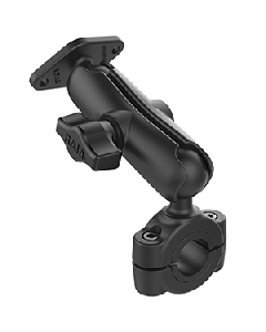 RAM Mount RAM® Torque™ 3/4" - 1" Diameter Handlebar/Rail Base with 1" Ball, Medium Arm and Diamond Ball Base RAM-B-408-75-1-238U