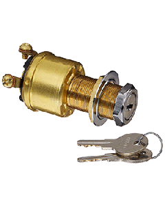 Cole Hersee 4 Position Brass Ignition Switch M-712-BP