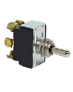 Cole Hersee Heavy Duty Toggle Switch DPDT (On)-Off-(On) 6 Screw 55054-BP