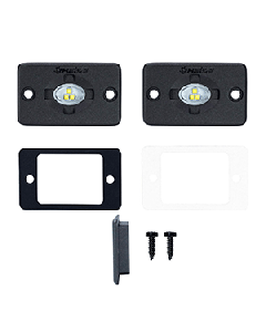 HEISE 1.5" x 3" Flush Mount Auxiliary Accent Lighting Pod - White HE-FMTL1