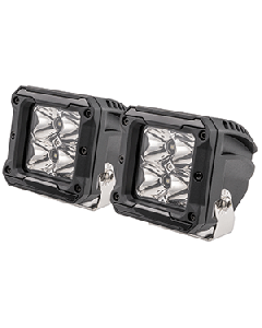 HEISE 4 LED Cube Light w/Harness - Spot Beam- 3" - 2 Pack HE-HCL2S2PK