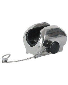 TACO Concave Deck Hinge w/Pin & Lanyard - Fits 7/8" Tube F13-0242/244BN-1