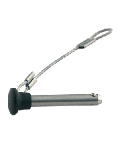 TACO Stainless Steel Pin & Lanyard w/Plastic Knob F13-0244BN-1