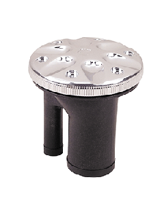 Perko 0591 Vented Fill f/1-1/2" Hose - Straight Neck - Chrome 0591DPGCHR