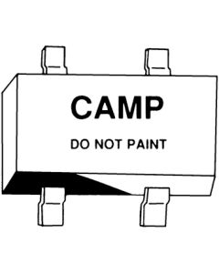 Camp Zinc Strap Zinc 1-1/4X6X12 Double CAM W24SQ