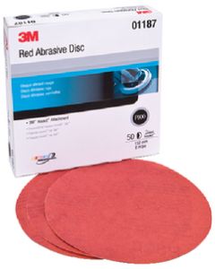 3M Marine Red Hookit Disc 6 P400A 50/Bx MMM 01218