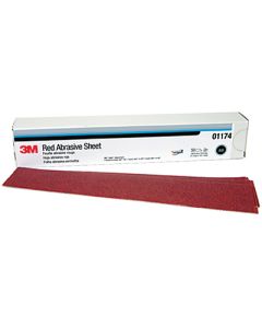 3M Marine Red Abr 2-3/4X16.5 P80D 25/Bx MMM 01679